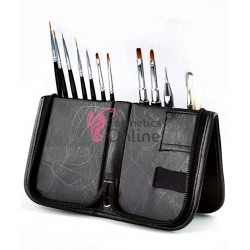 Borseta Amelie pentru pensule Neagra Cod 25378